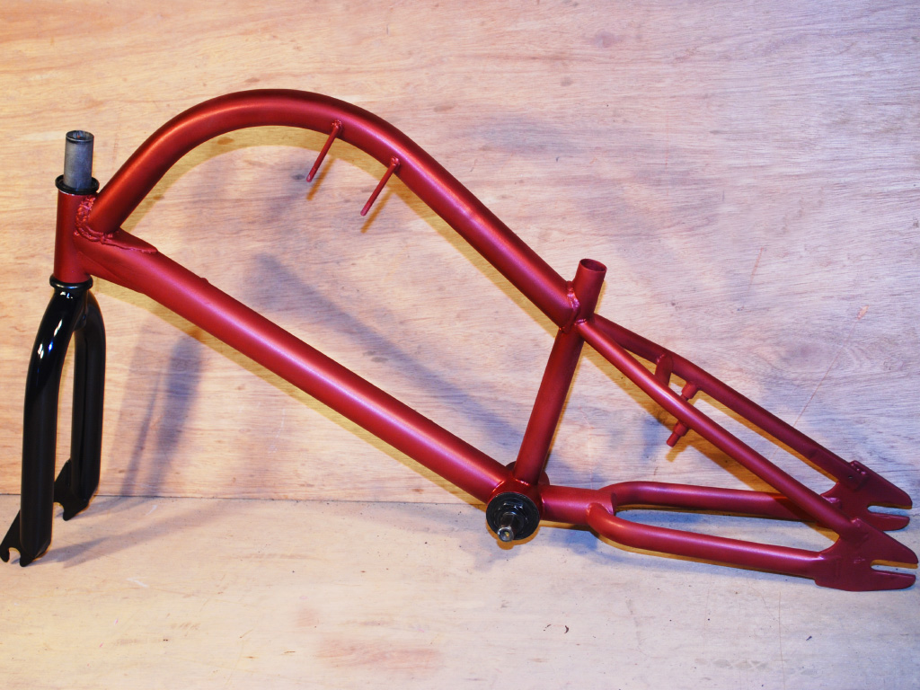 EStyle Electric BMX - frame paint
